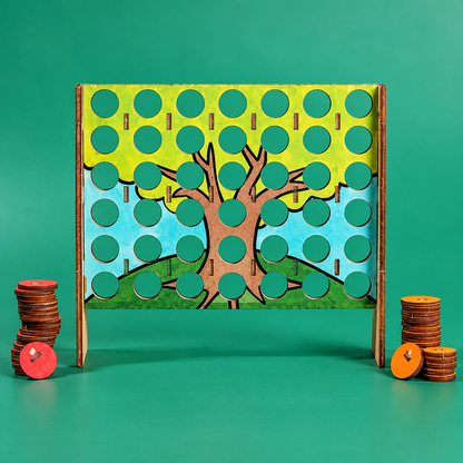 DIY Wooden Connect 4 (12 Pack)