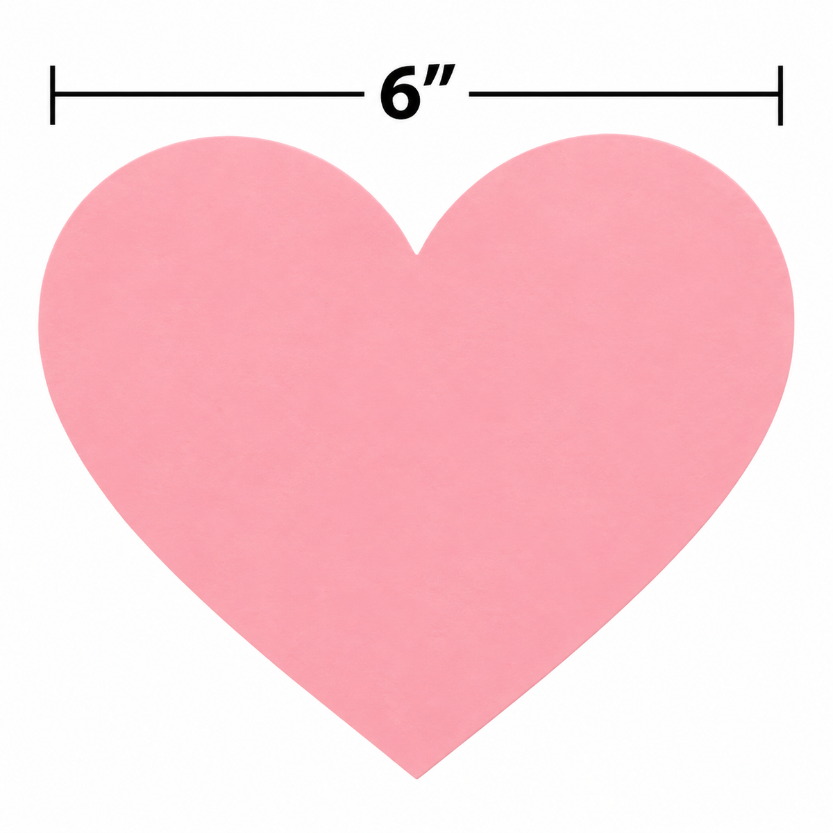 Tissue Paper Hearts - 6" (180 Pack)