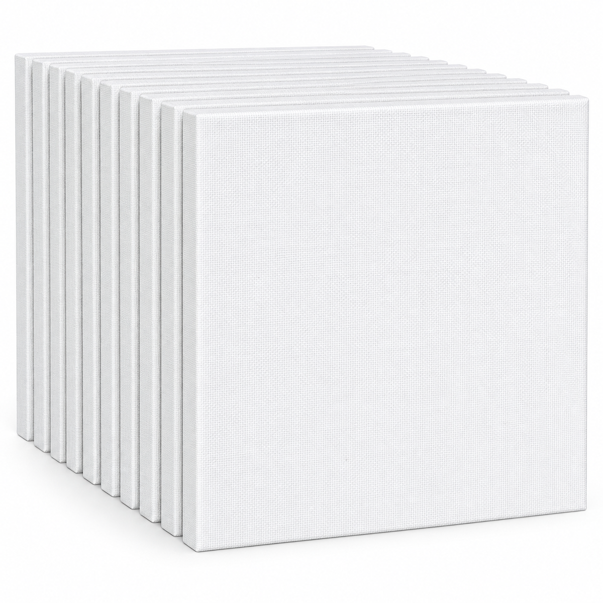 Stretched Canvas - 10" x 10" (8 Pack)
