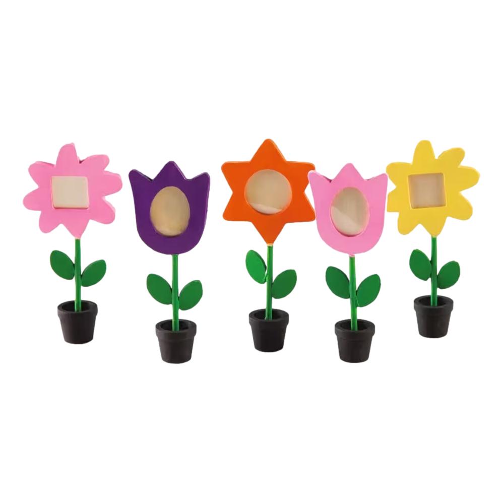 DIY Wooden Flower Picture Holders (12 Pack)