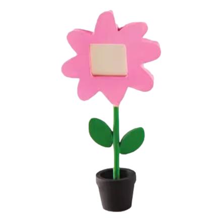 DIY Wooden Flower Picture Holders (12 Pack)
