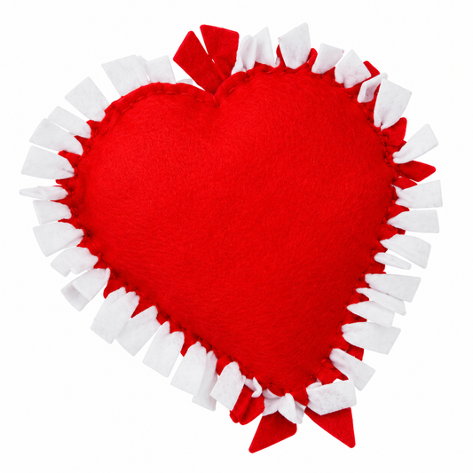 DIY Heart Felt Tied Pillows (10 Pack)