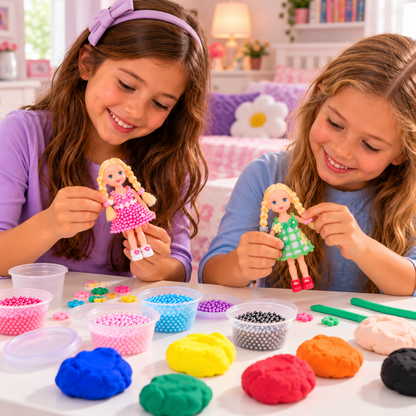 Air-Dry Pearl Beads Modeling Clay Compound (10 Pack)