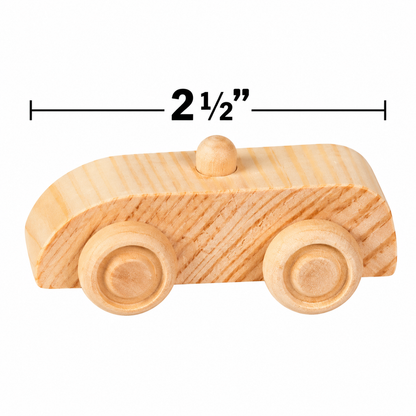 DIY Wooden Car Assortment (12 Pack)