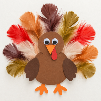 Turkey Feathers - Natural (Approx. 175 Pack)