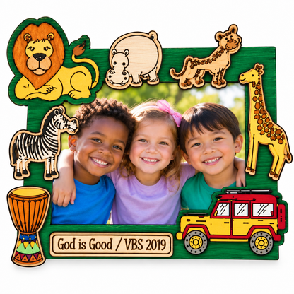Safari Animal Picture Frames (10 Pack)