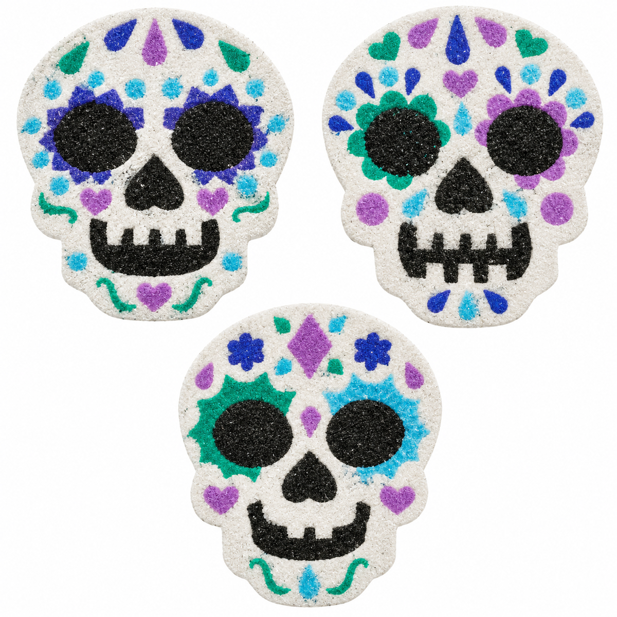 Sugar Skull Sand Art Pictures (12 Pack)