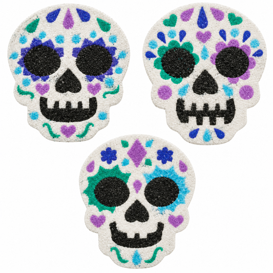 Sugar Skull Sand Art Pictures (12 Pack)