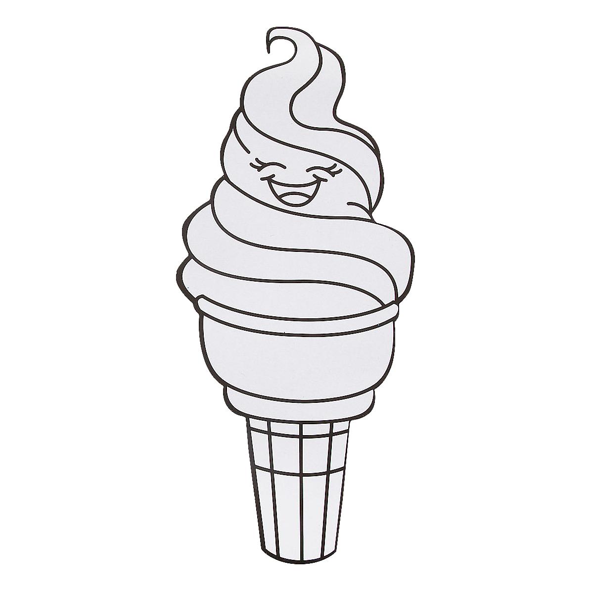 Color Your Own Ice Cream Cones Craft Kit (12 Pack)