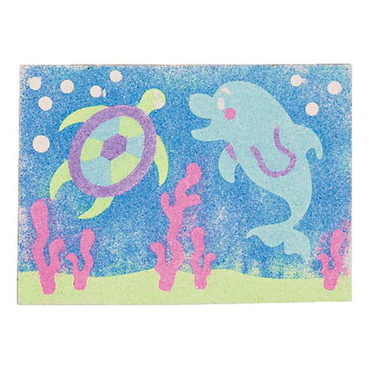 Ocean Animal Sand Art Pictures (24 Pack)
