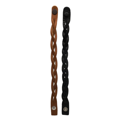 DIY Mystery Braid Leather Bracelets (8 Pack)