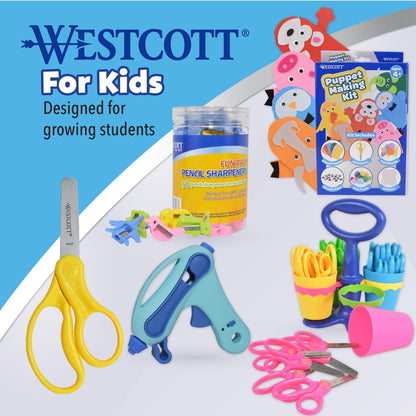 Wescott Blunt Kids Scissors with Antimicrobial Protection (12 Pack)