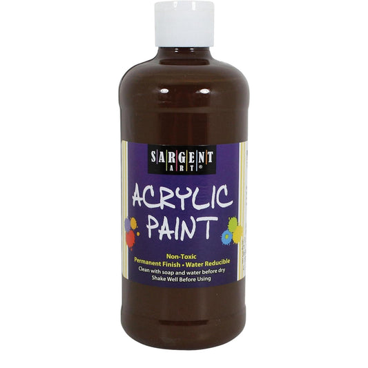 Sargent Art Acrylic Paint - Burnt Umber (16 fl oz)