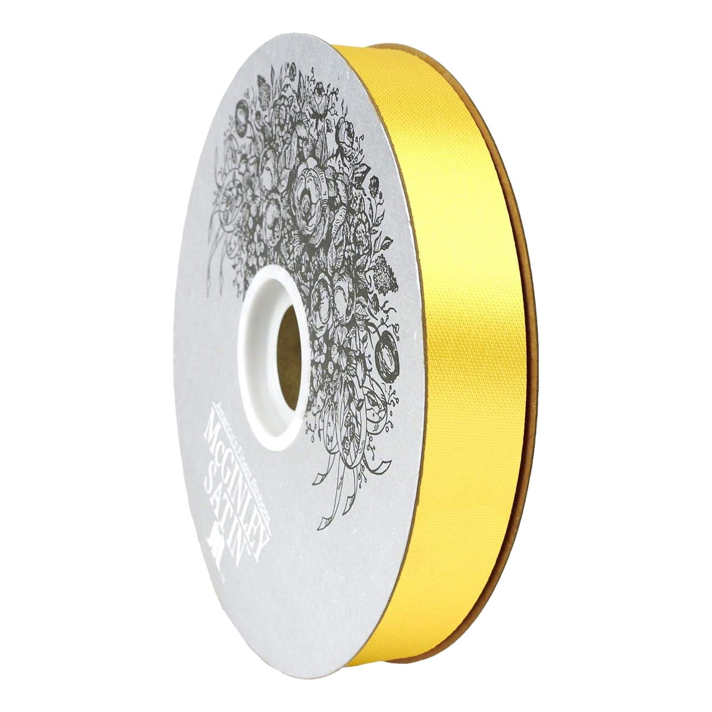 Acetate Satin Ribbon - Yellow