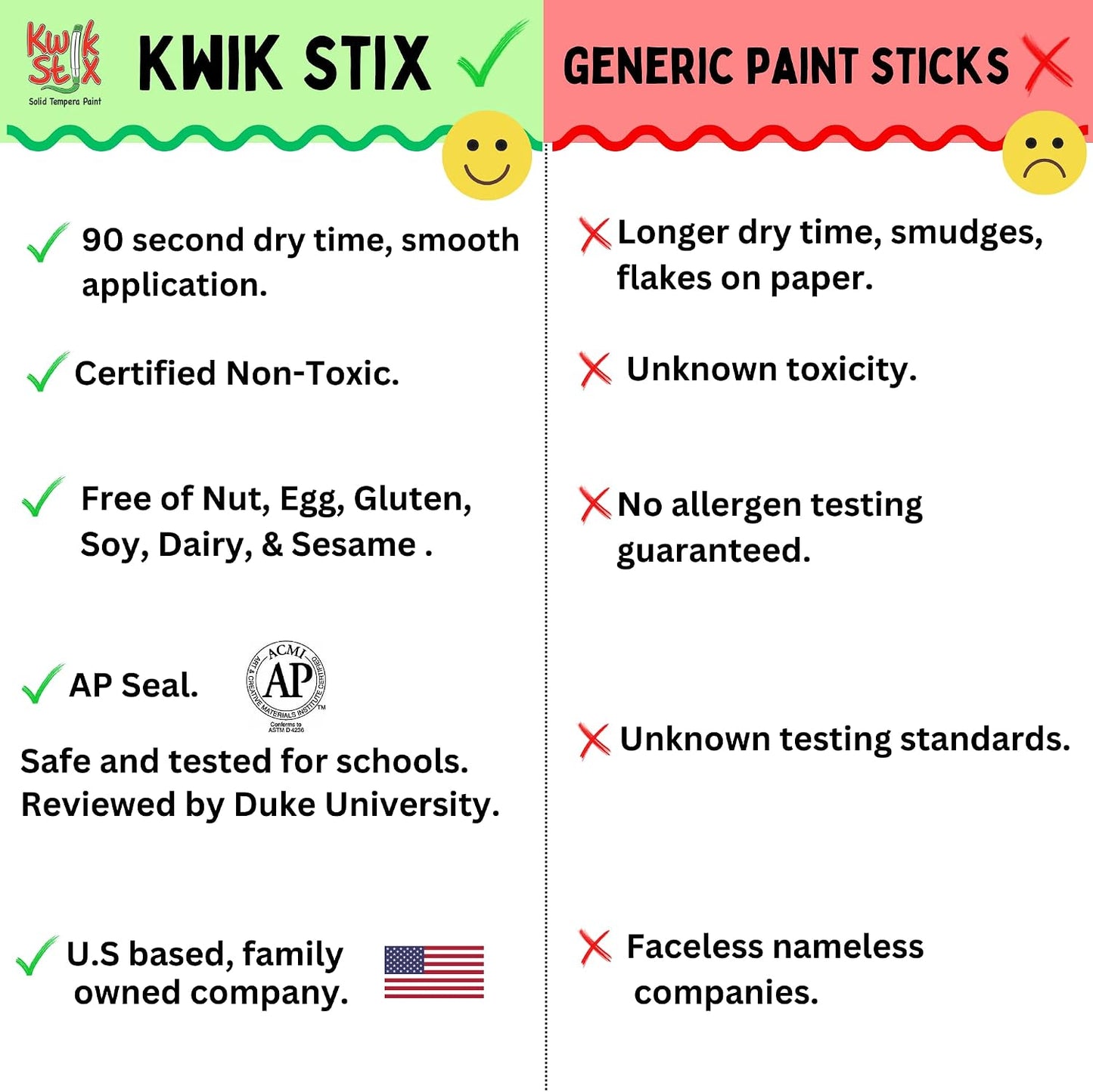 Kwik Stix - Metallic Colors (6 Pack)