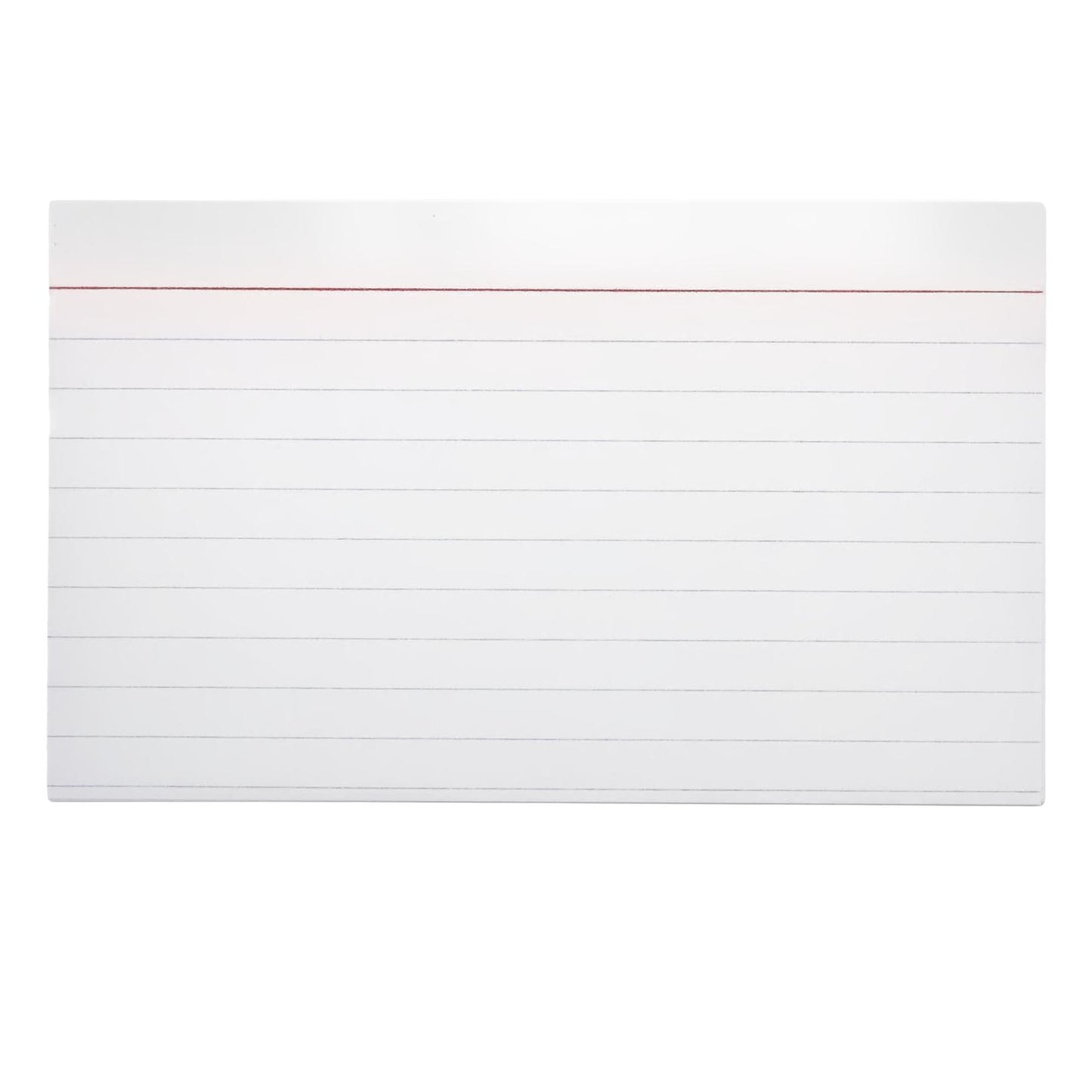 Lined White Index Cards - 3" x 5" (100 Pack)