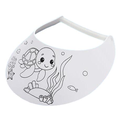 Color Your Own Foam Ocean Visors (10 Pack)