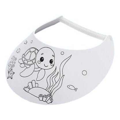 Color Your Own Foam Ocean Visors (10 Pack)