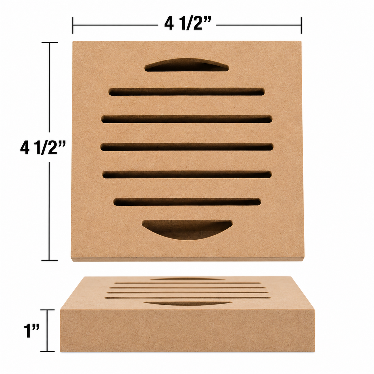 DIY Unfinished Wood Mini Rhythm Boards (12 Pack)