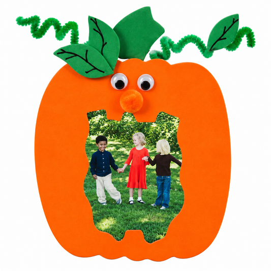 Jack-O’-Lantern Picture Frame Magnet Craft Kit (12 Pack)