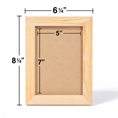 DIY Wooden Rectangle Picture Frames (12 Pack)