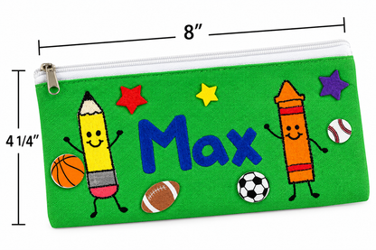 DIY Canvas Pencil Cases (12 Pack)