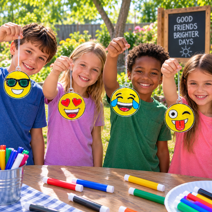 Emoji Suncatchers (24 Pack)