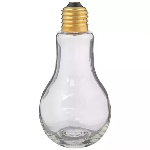 Light Bulb Glass Jars (6 Pack)