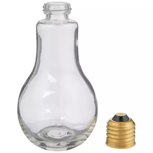 Light Bulb Glass Jars (6 Pack)
