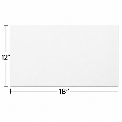 White Tagboard - 12" X 18" (100 Sheets)
