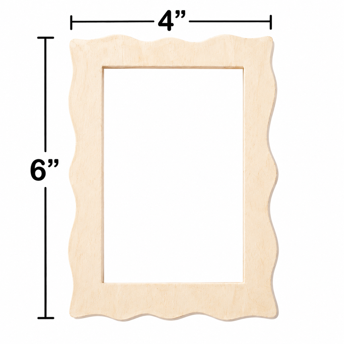 DIY Wooden Picture Frames - 4" X 6" (12 Pack)