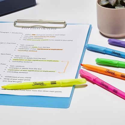 Sharpie Pocket Style Highlighters - Assorted Colors (12 Pack)