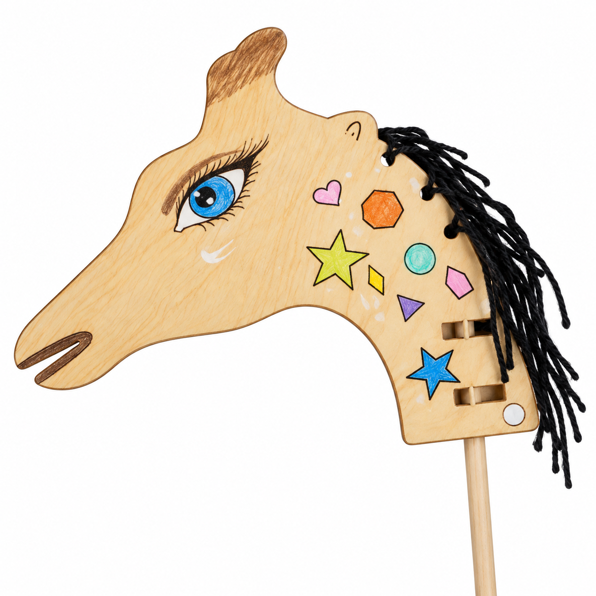 DIY Giraffe Puppet Heads (12 Pack)