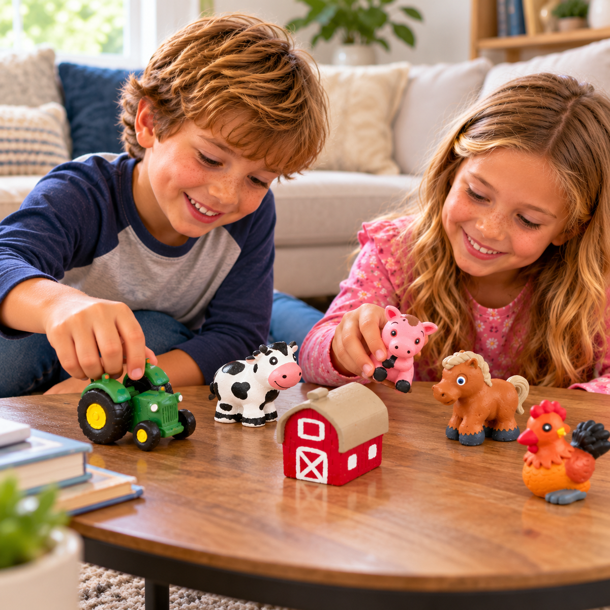 Plaster Figurines - Farm (12 Pack)