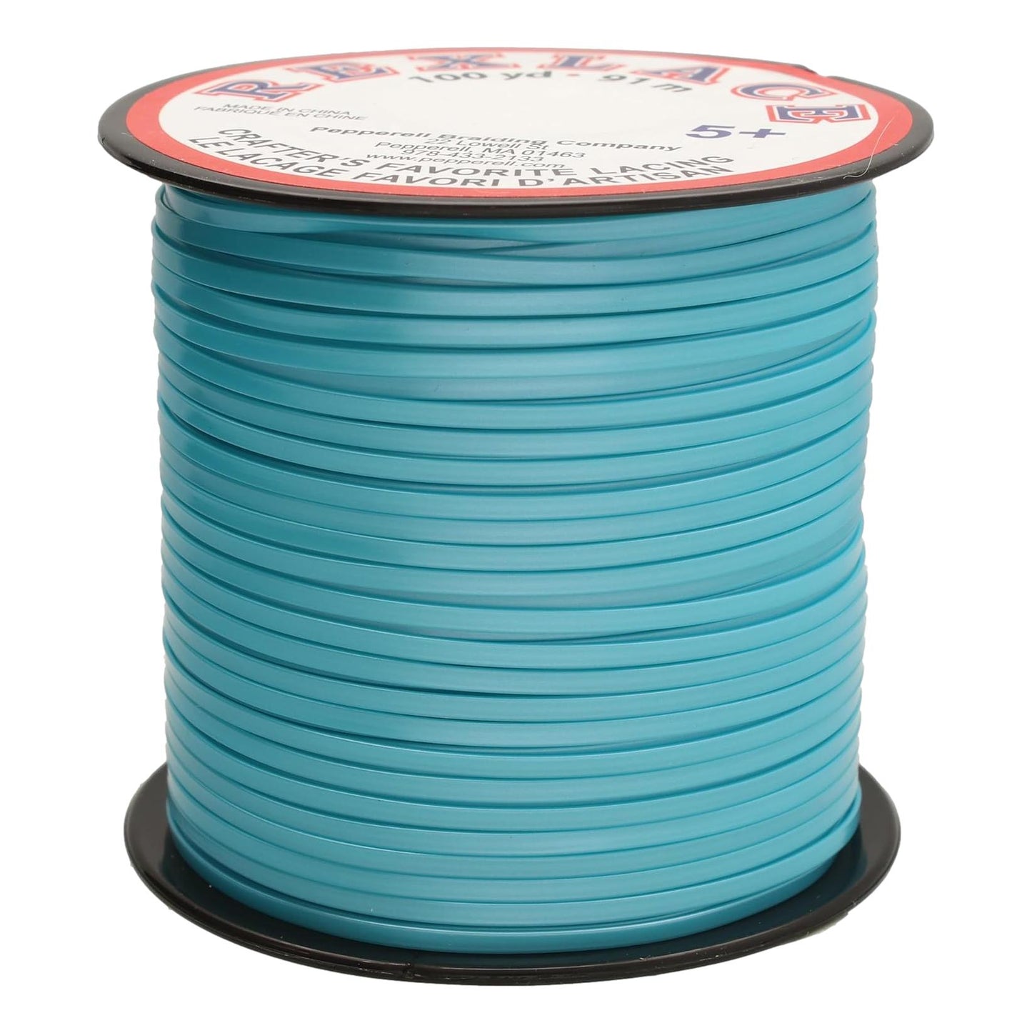 Rexlace Plastic Lacing - Turquoise (100 yd)