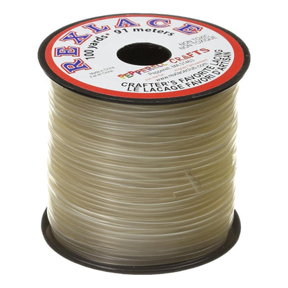 Rexlace Plastic Lacing - Clear (100 yd)