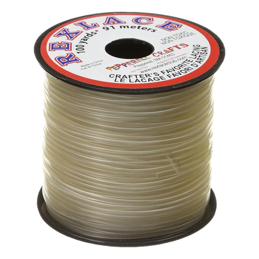 Rexlace Plastic Lacing - Clear (100 yd)