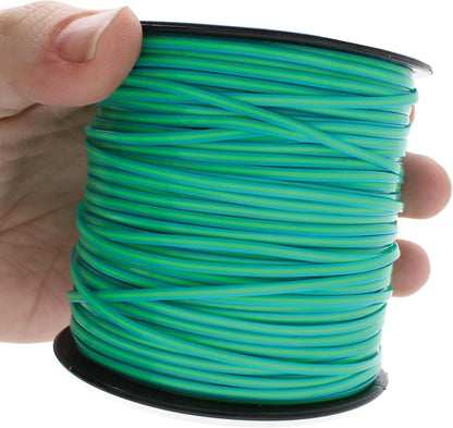 Treslace Rexlace Plastic Lacing - Neon Blue / Neon Green / Neon Blue