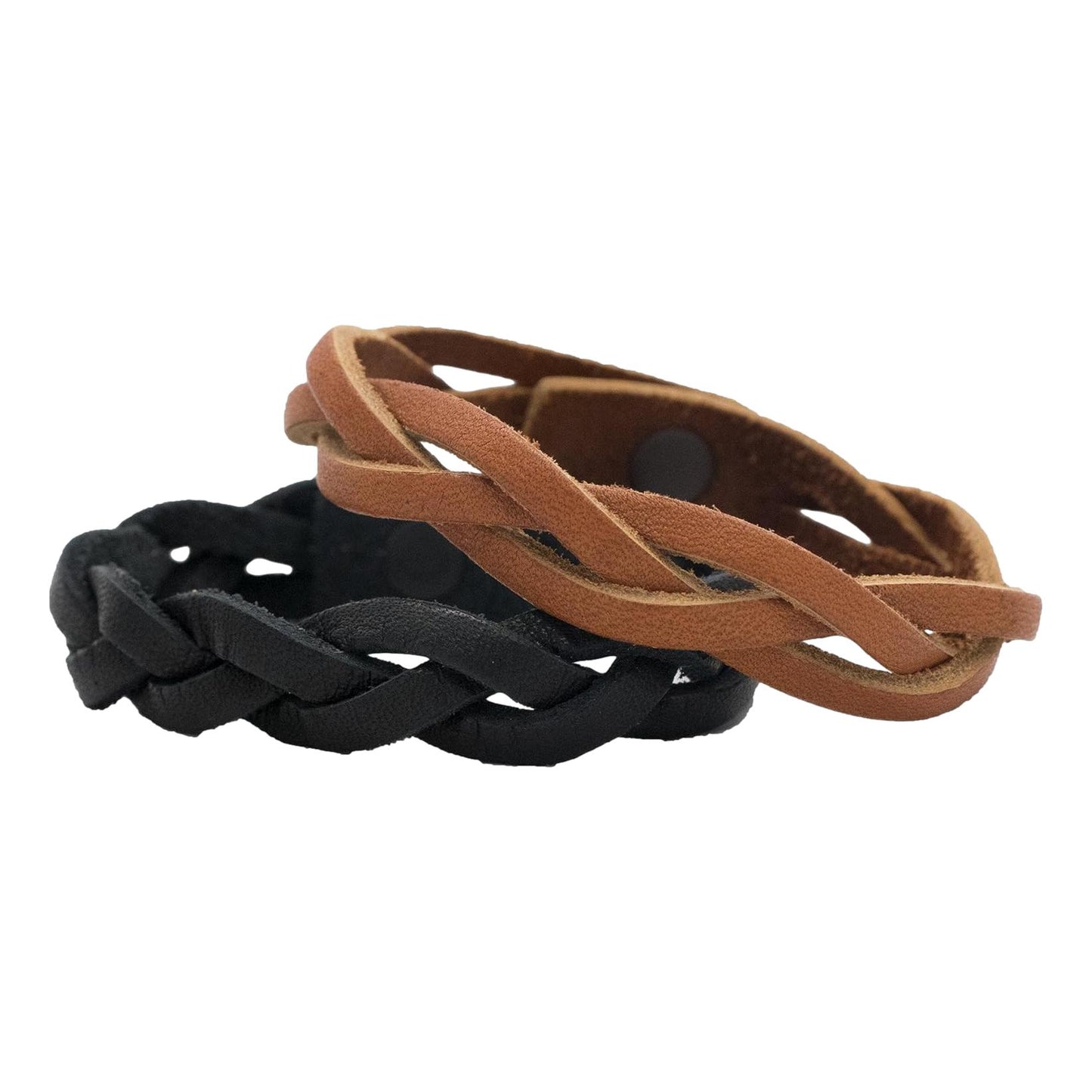 DIY Mystery Braid Leather Bracelets (8 Pack)