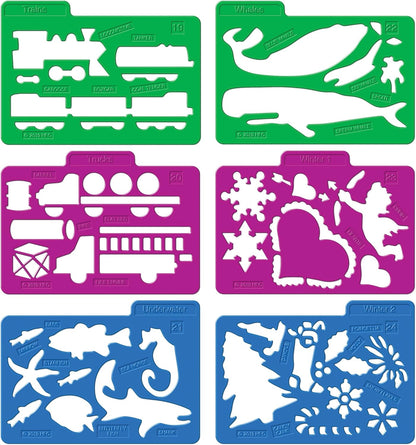 Assorted Stencils Pack (Set of 24)
