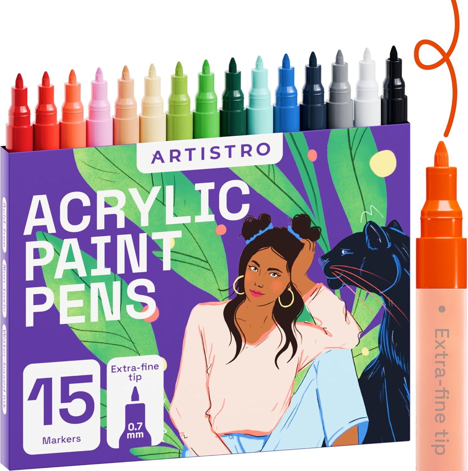 Acrylic Paint Pens (Set of 15) - EconoCrafts