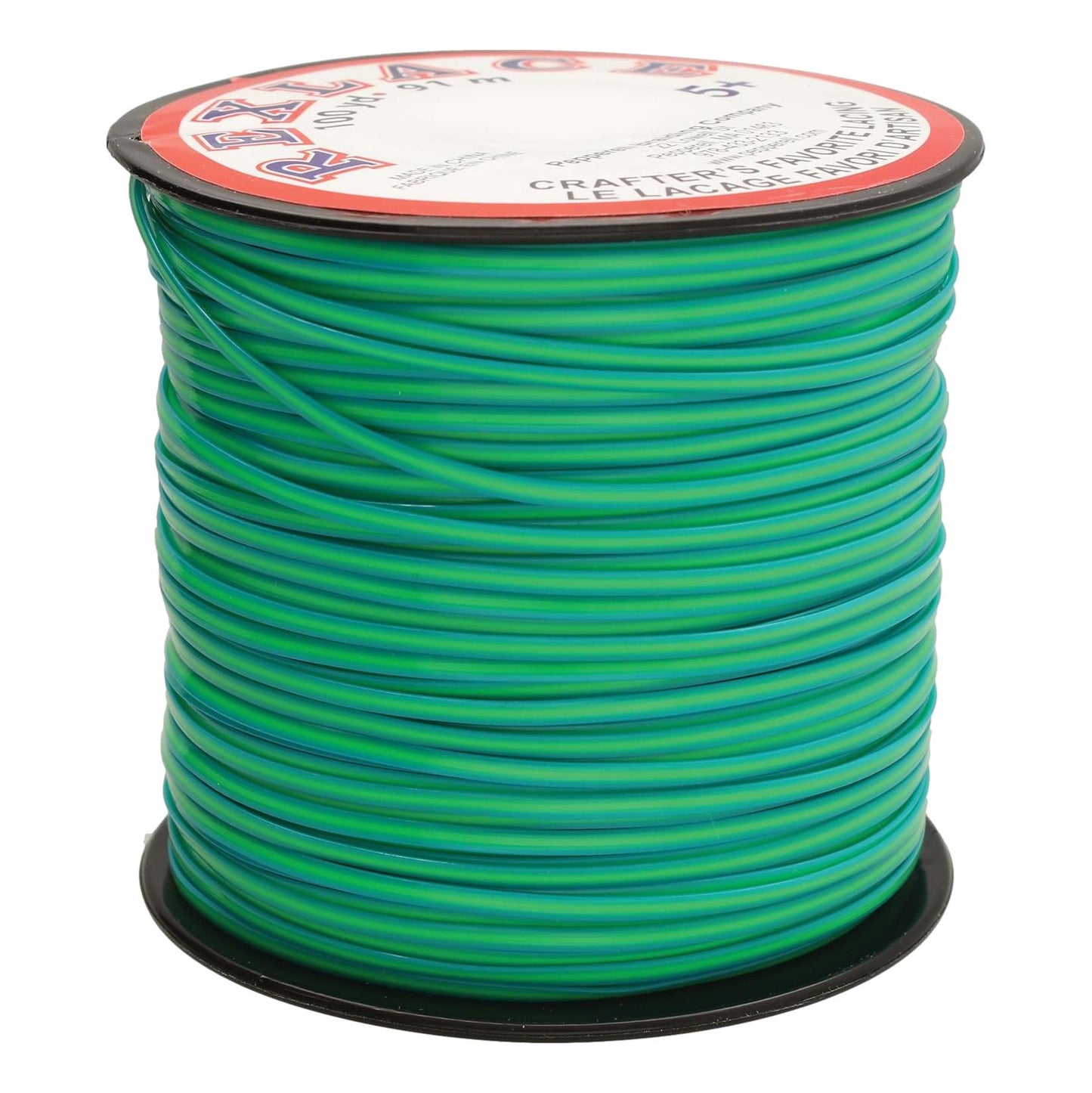 Treslace Rexlace Plastic Lacing - Neon Blue / Neon Green / Neon Blue