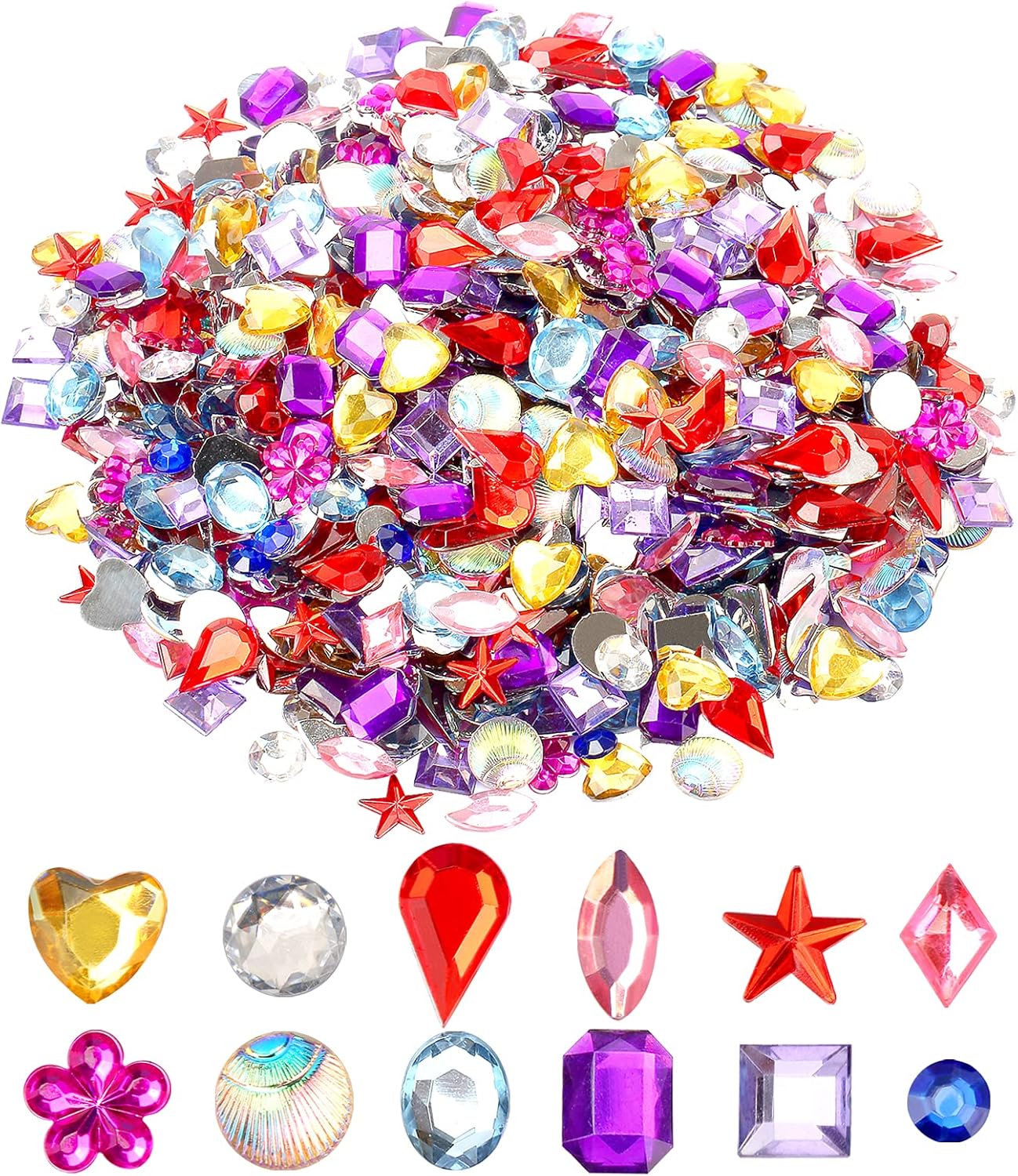 Flat Back Rhinestones (1,200 Pack)