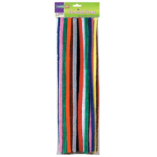 Jumbo Pipe Cleaners (50 Pack) - EconoCrafts