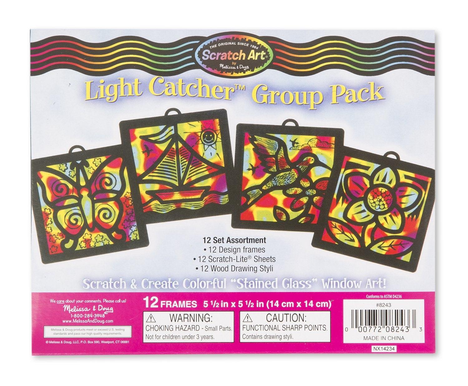 Scratch Art Light Catchers (12 Pack) - EconoCrafts