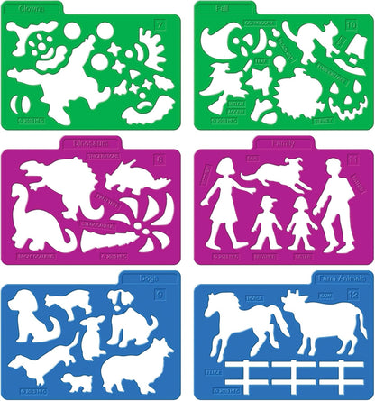 Assorted Stencils Pack (Set of 24)