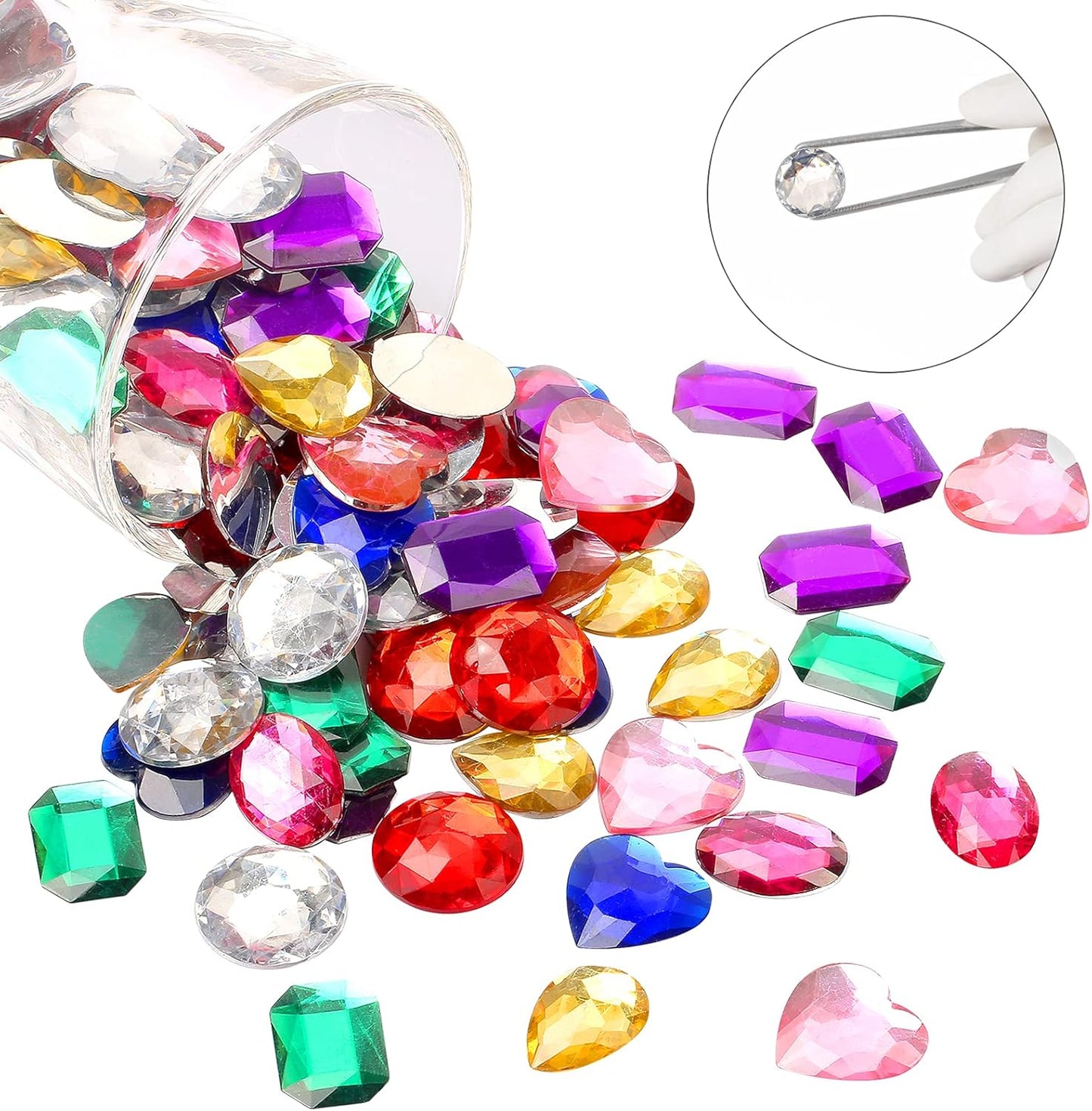 Flat Back Rhinestones (1,200 Pack)