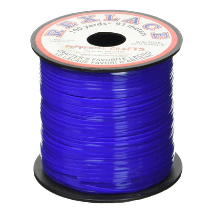 Rexlace Plastic Lacing - Blue (100 yd)