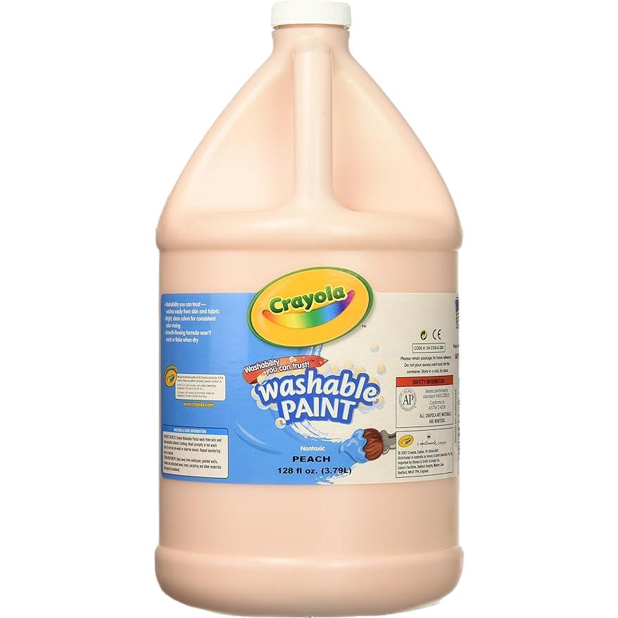 Crayola Washable Paint - Peach (Gallon)