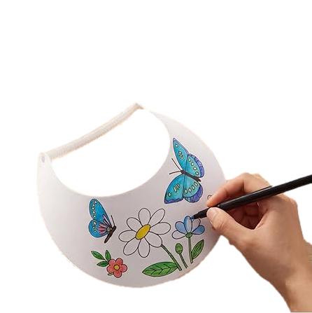 Color Your Own Foam Spring Visors (10 Pack)